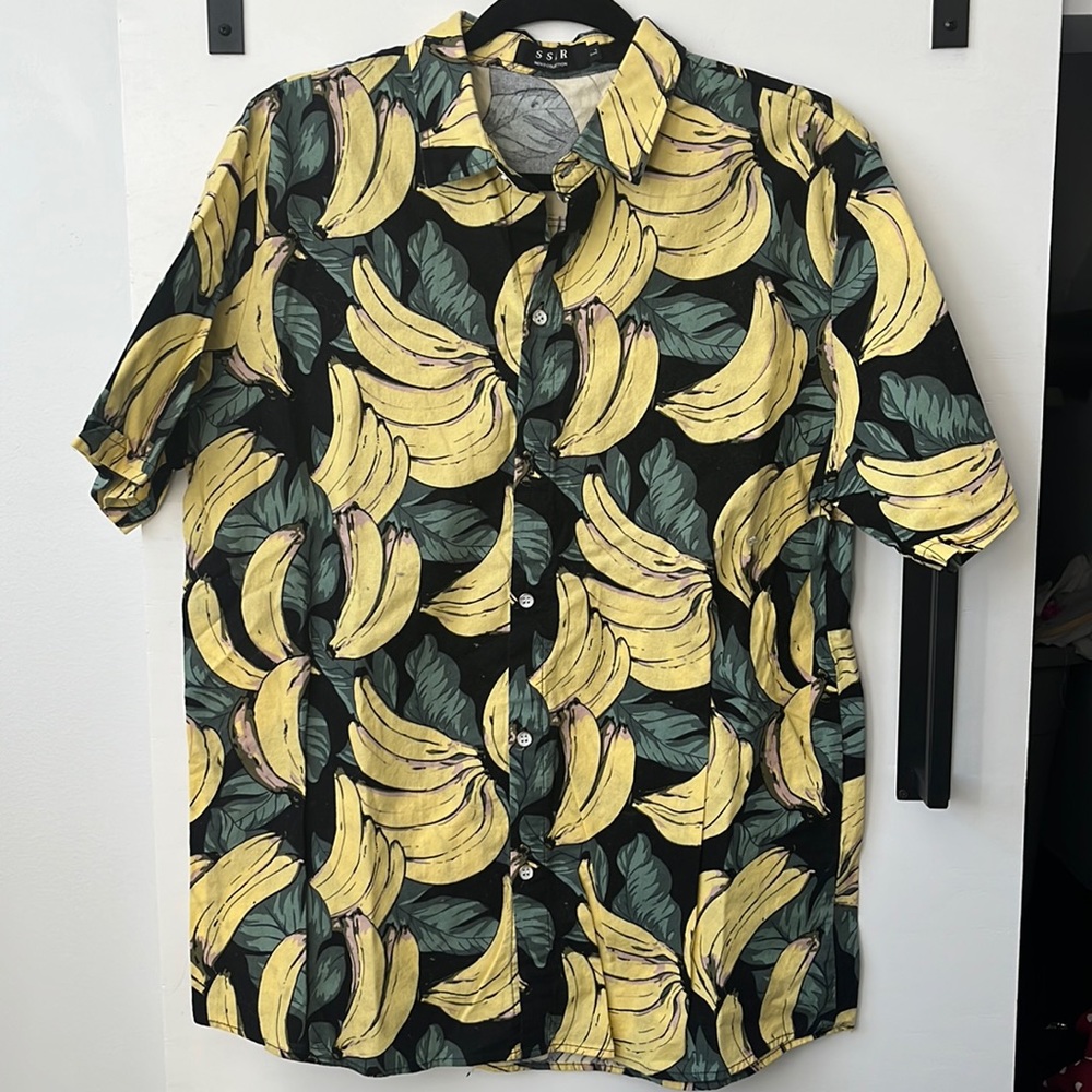 Men short sleeve button up